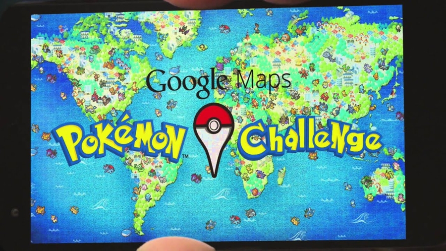 pokemon challenge google maps real